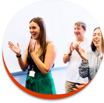 happy people clapping - Laughter Yoga in London and the UK | Laughter Yoga